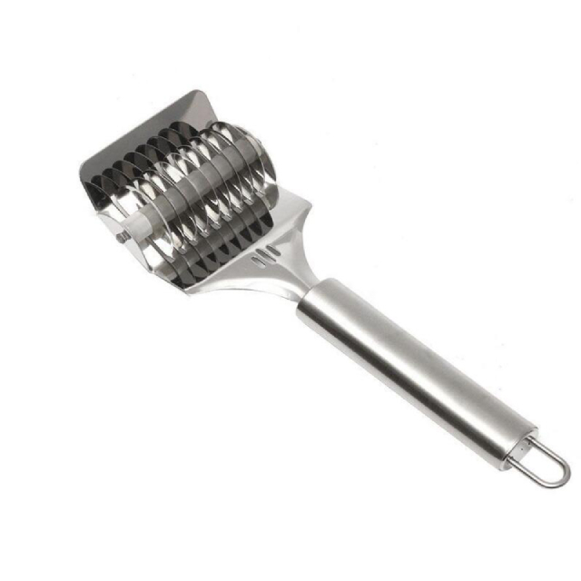 Cortador de rodillos de masa de fideos de acero inoxidable Herramienta para hacer pasta (ESG11867)