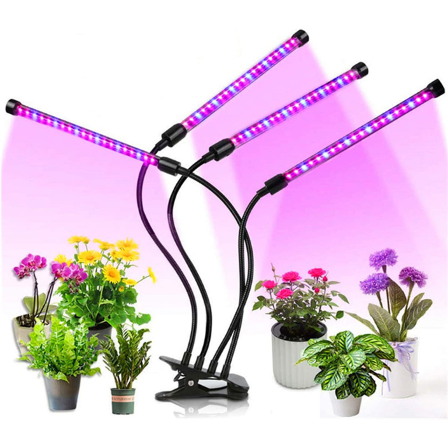Luz de crecimiento de plantas con temporizador LED (ESG18086)