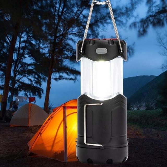  Luz de carpa retráctil portátil de linterna para acampar de emergencia (ESG20028)