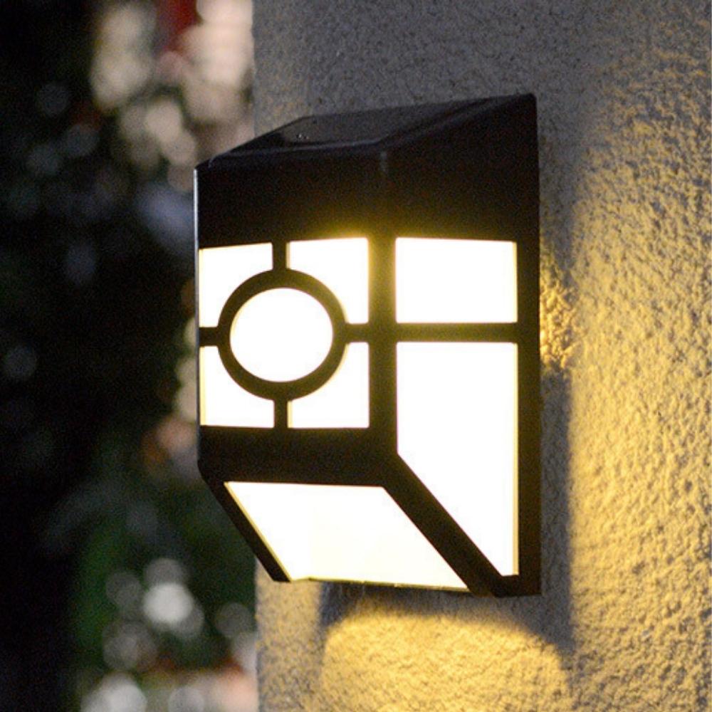 Lámpara de pared impermeable atmósfera solar ligera decoración del patio al aire libre (ESG19674)