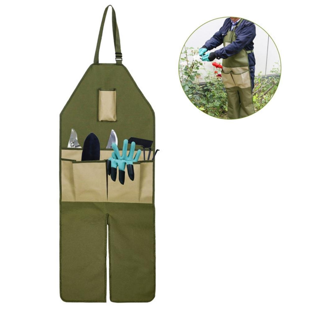 Delantal de jardinería con bolsillos de la carpintería Organizador del delantal Lawn Yard (ESG20875)