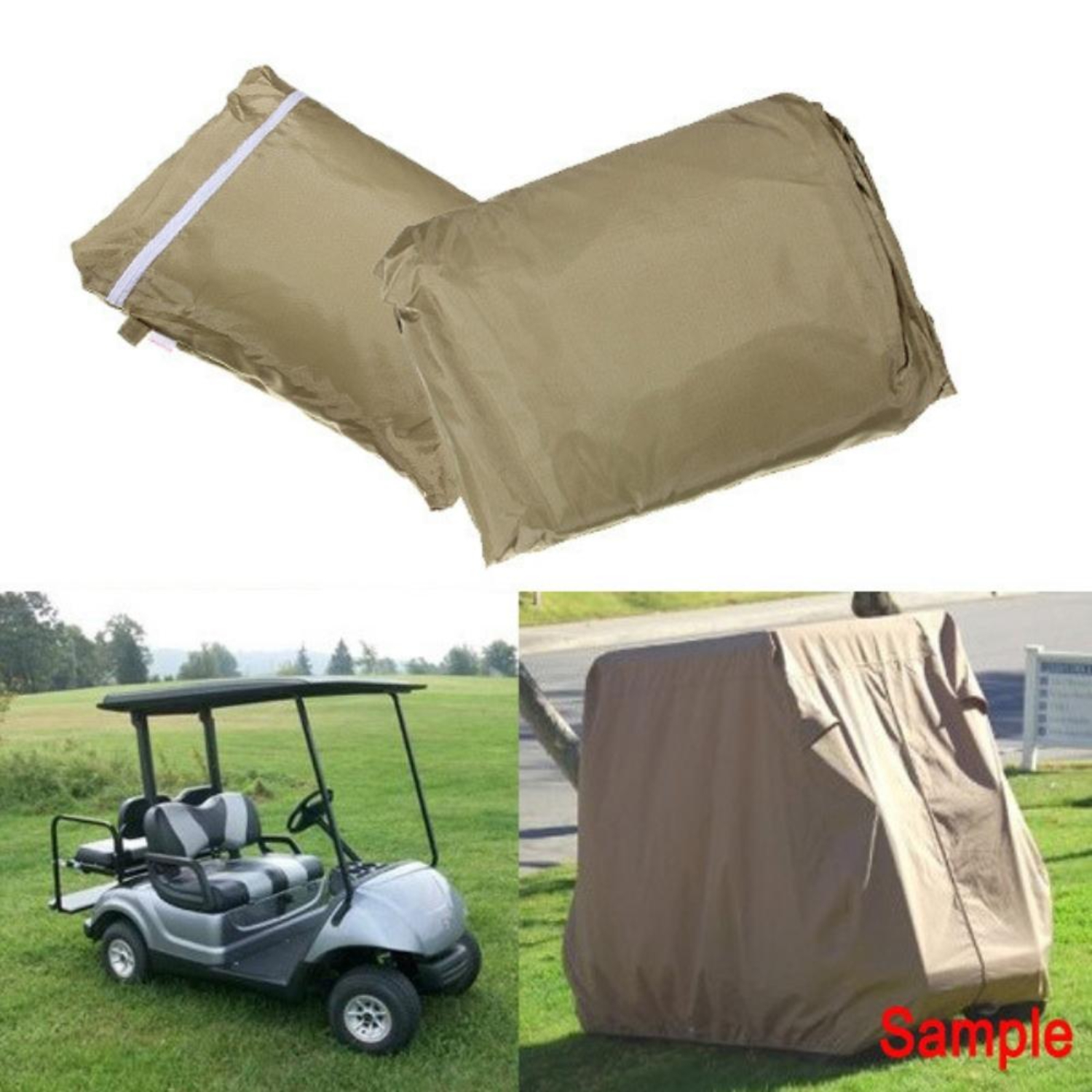 Club de golf de pasajeros Coche Cubierta impermeable a prueba de polvo Anti-UV Campana impermeable (ESG20605)
