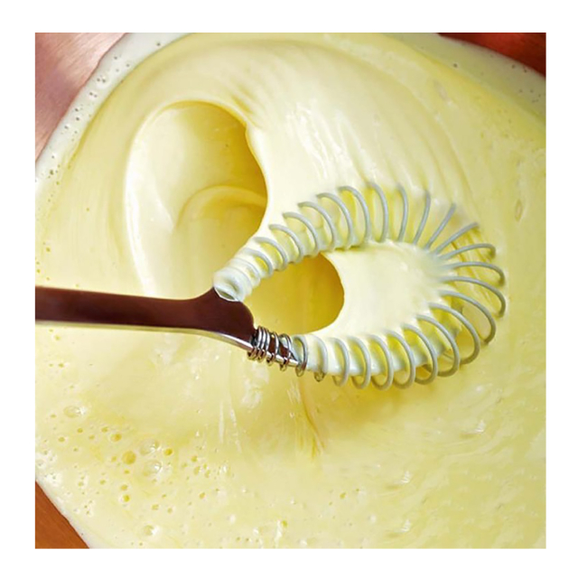 Batidor de espiral de resorte de acero inoxidable Batidor de huevos Espumador de huevos Batidora de leche (ESG12112)