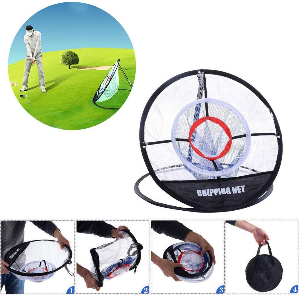 Equipo de entrenamiento de golf de red de astillado de red de práctica de 3 capas de golf plegable (ESG12977)