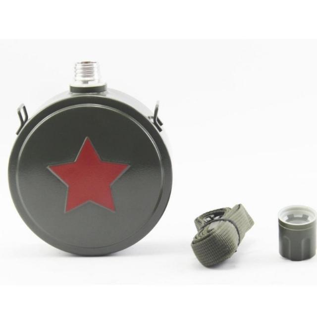 Botella de agua de la bolsa de acero inoxidable de diseño de estrellas (ESG20068)
