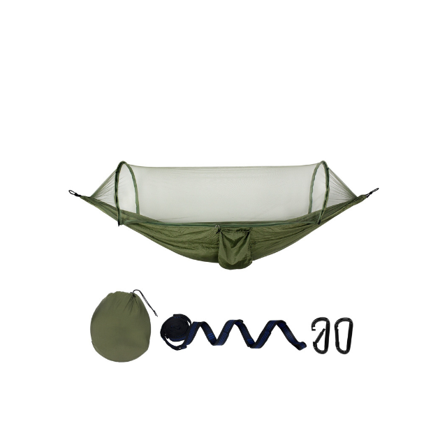 Cama de carpa de hamaca emergente con red de mosquitos para mochileros de senderismo de viaje al aire libre (ESG16925)
